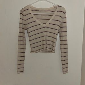 L.A. Hearts (PacSun brand), Medium- pink and brown stripes on cream
